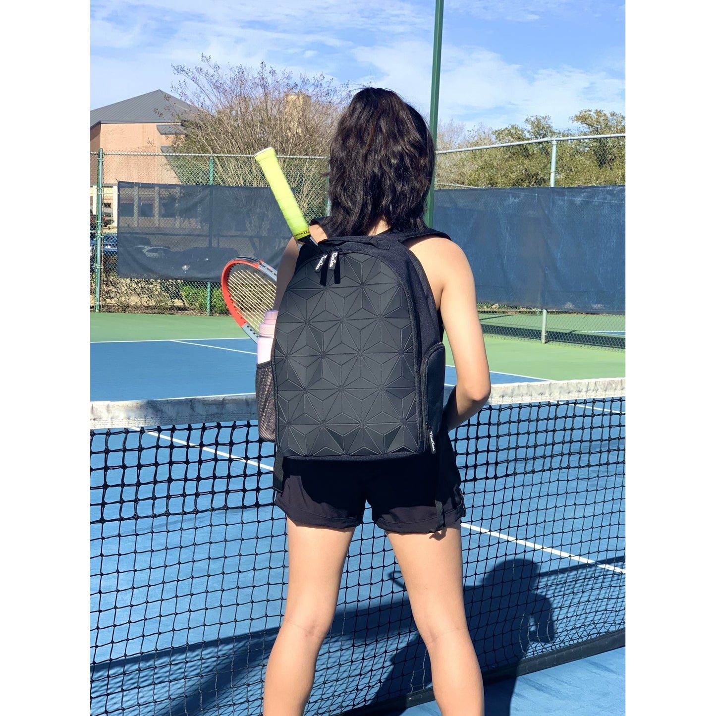 Cool Design Bag; Best For Tennis Backpack; Pickleball Bag; School Backpack; Gym Bag and Travel Backpack; Separated Fit 2 Rackets